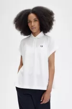 Fred Perry A-Line Piqué Women’s Polo Shirt Snow White | JWBFG8506