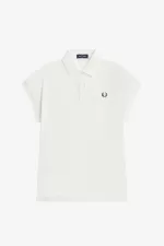 Fred Perry A-Line Piqué Women’s Polo Shirt Snow White | JWBFG8506