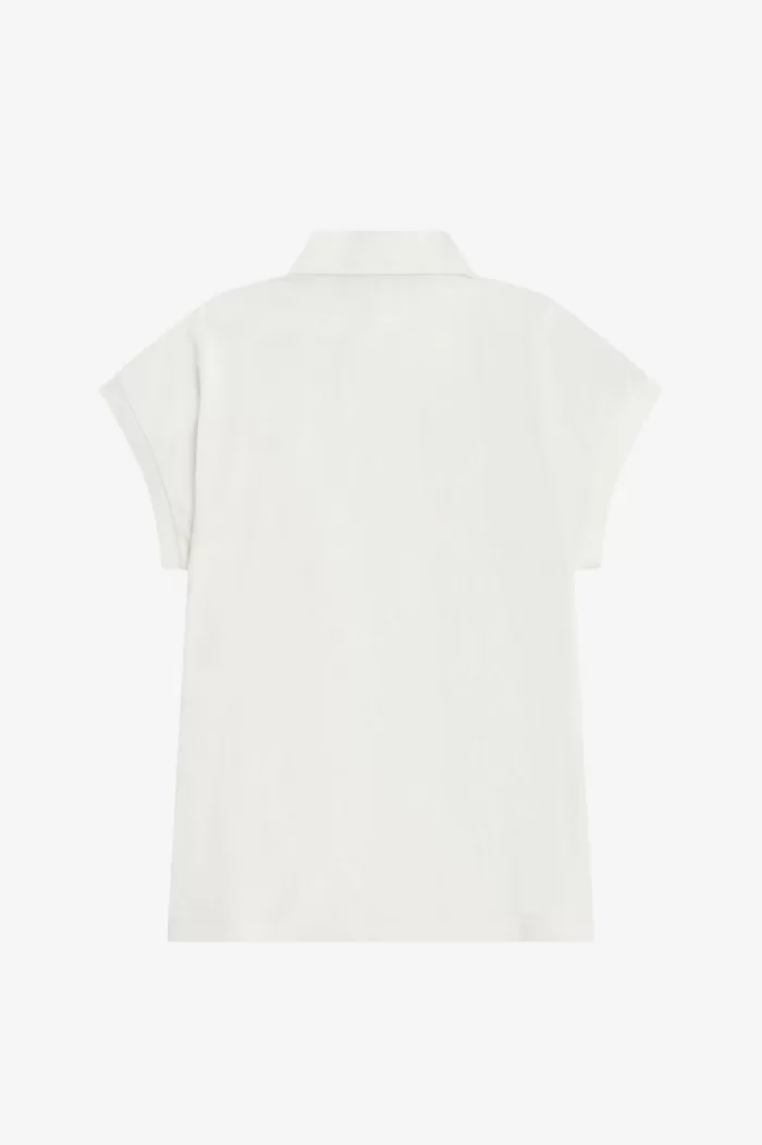 Fred Perry A-Line Piqué Women’s Polo Shirt Snow White | JWBFG8506