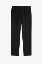 Fred Perry Archive Tailored Men’s Pants Black | QELKO8301