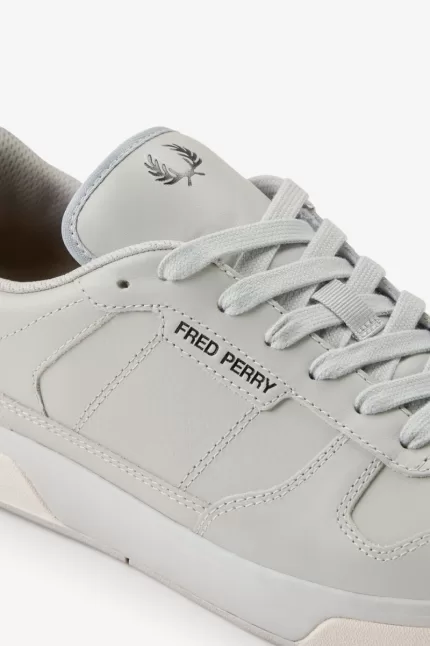 Fred Perry B300 Men’s Tennis Shoes Grey Black | IMUNK2870