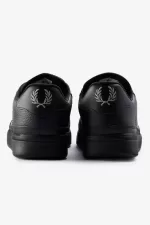 Fred Perry B300 Men’s Trainers Black Grey | WORHE3159