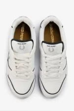 Fred Perry B300 Men’s Trainers Snow White Mint | GSXNO3187