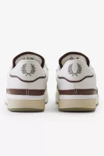 Fred Perry B300 Men’s Trainers Snow White Warm Grey | ZJTIO7658