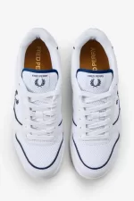 Fred Perry B300 Men’s Trainers White Navy | LJVZO0426