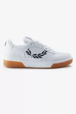 Fred Perry B300 Men’s Trainers White Navy | RBOPX5387