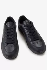 Fred Perry B440 Men’s Tennis Shoes Black Anchor Grey | FQBRZ4351