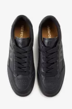 Fred Perry B440 Men’s Tennis Shoes Black Anchor Grey | FQBRZ4351