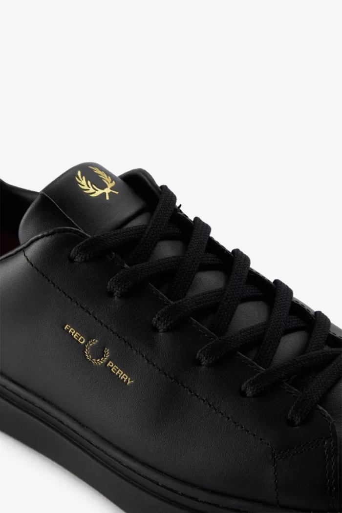 Fred Perry B71 Men’s Tennis Shoes Black Gold | LHFZC8514