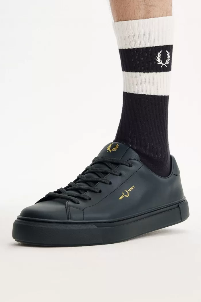 Fred Perry B71 Men’s Tennis Shoes Night Green Gold | PQYGF7346