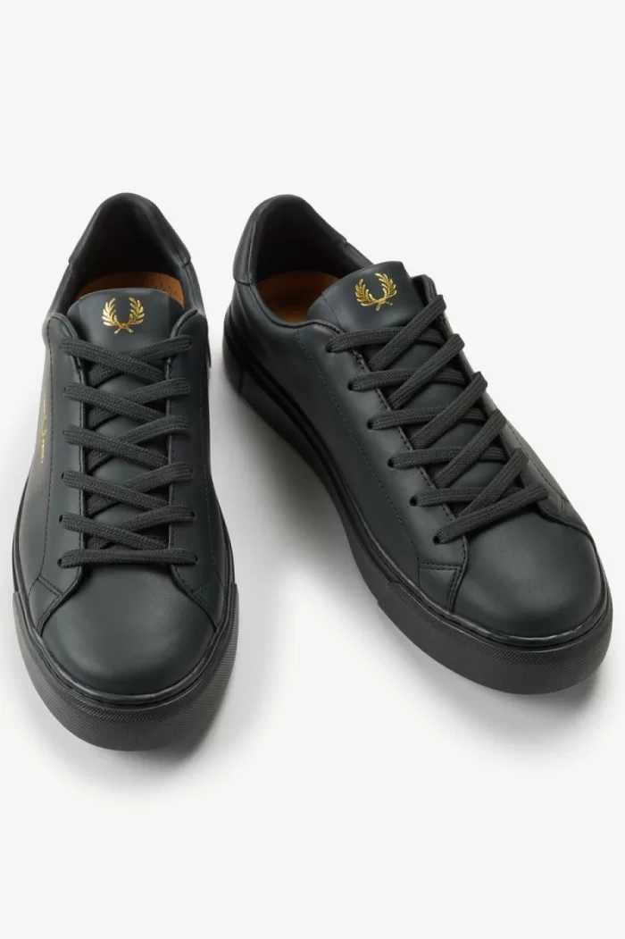 Fred Perry B71 Men’s Tennis Shoes Night Green Gold | PQYGF7346