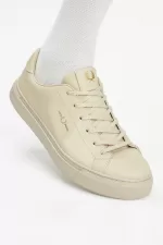 Fred Perry B71 Men’s Tennis Shoes Oatmeal Gold | ABOXR1745