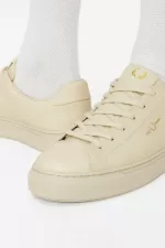 Fred Perry B71 Men’s Tennis Shoes Oatmeal Gold | ABOXR1745