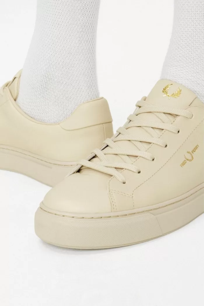 Fred Perry B71 Men’s Tennis Shoes Oatmeal Gold | ABOXR1745