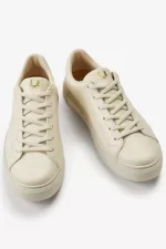 Fred Perry B71 Men’s Tennis Shoes Oatmeal Gold | ABOXR1745