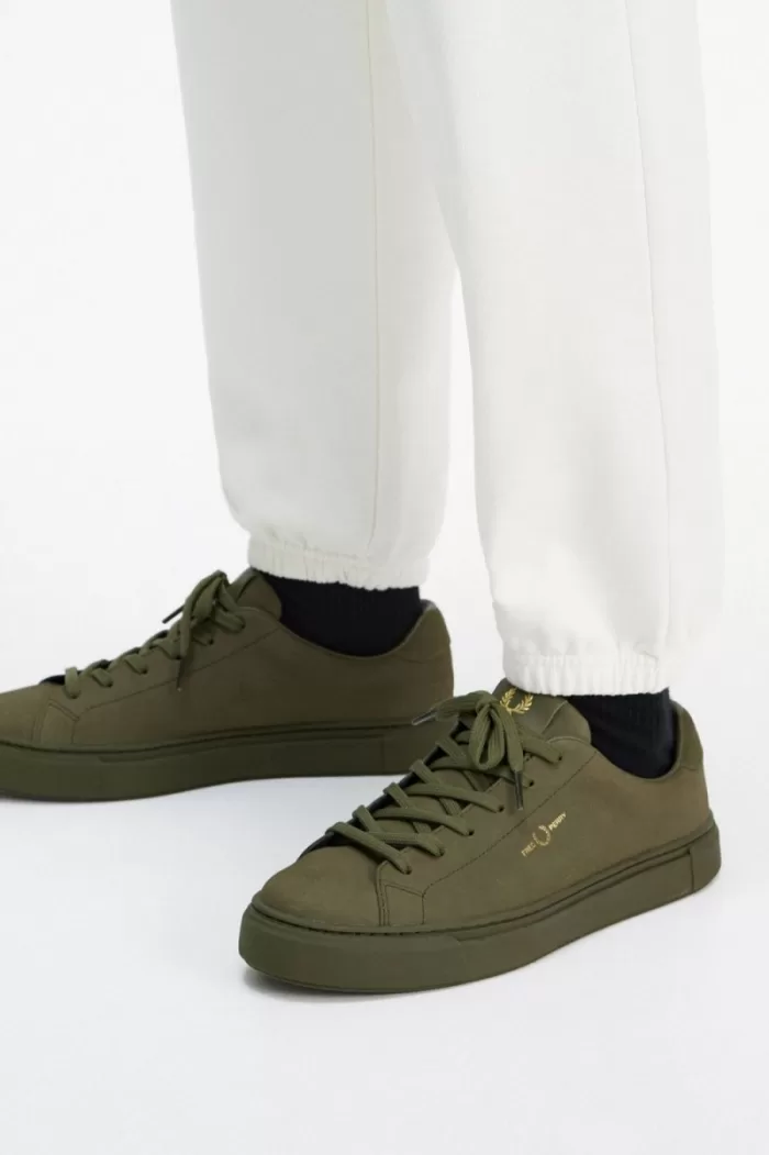 Fred Perry B71 Men’s Tennis Shoes Uniform Green Gold | XLBGM7940