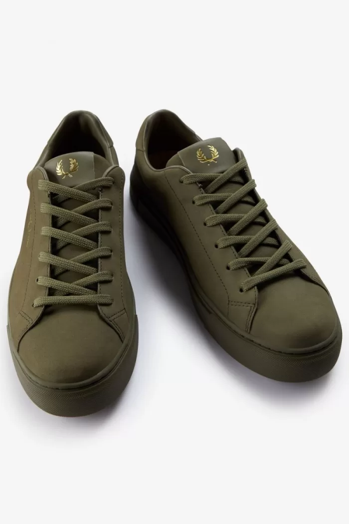 Fred Perry B71 Men’s Tennis Shoes Uniform Green Gold | XLBGM7940