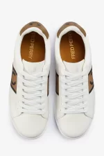 Fred Perry B721 Men’s Tennis Shoes Ivory Black | THXSL1576