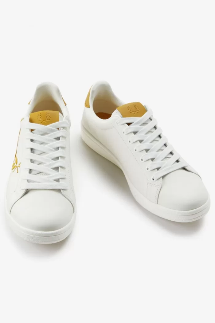 Fred Perry B721 Men’s Tennis Shoes Ivory | MDOEL3167