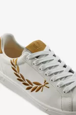 Fred Perry B721 Men’s Tennis Shoes Ivory | MDOEL3167