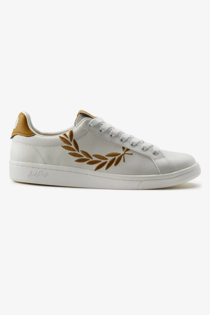 Fred Perry B721 Men’s Tennis Shoes Ivory | MDOEL3167