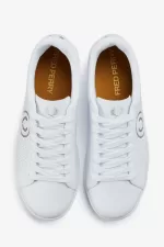 Fred Perry B721 Men’s Tennis Shoes White Black | VDGPU3294