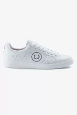 Fred Perry B721 Men’s Tennis Shoes White Black | VDGPU3294