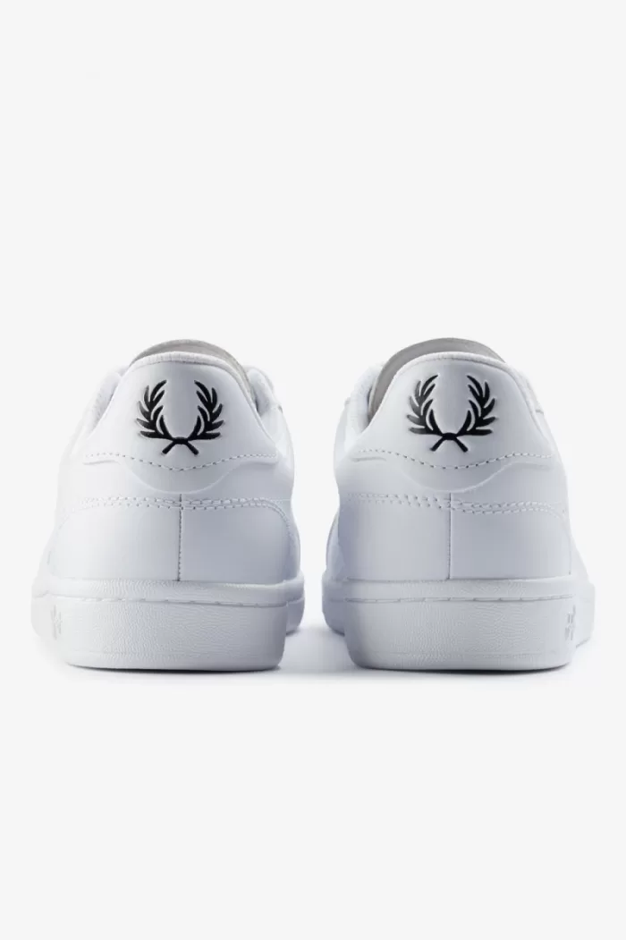 Fred Perry B721 Men’s Tennis Shoes White Black | VDGPU3294