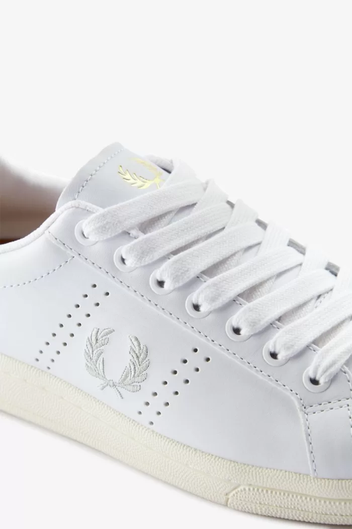 Fred Perry B721 Men’s Tennis Shoes White Light Mint | FUDYA0459