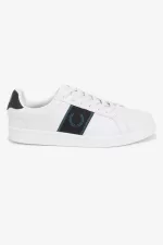 Fred Perry B721 Men’s Tennis Shoes White Petrol Blue | UDJRN0641