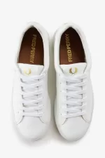 Fred Perry B80 Vegan Men’s Plimsolls White | QXFWA6078