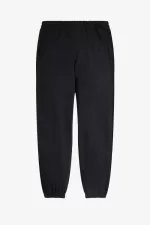 Fred Perry Badge Detail Track Men’s Pants Black | XRLSE7652