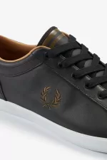 Fred Perry Baseline Men’s Tennis Shoes Black | YRLSX3851