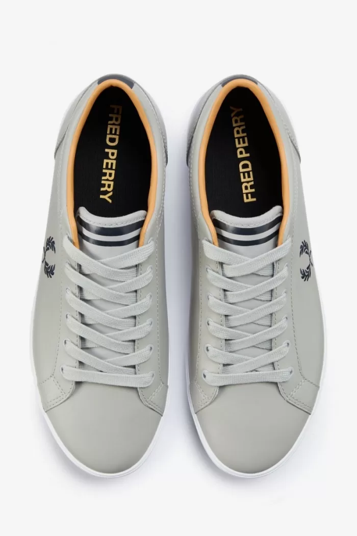 Fred Perry Baseline Men’s Tennis Shoes Grey Navy | PYJGX8940