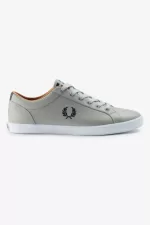 Fred Perry Baseline Men’s Tennis Shoes Grey Navy | PYJGX8940