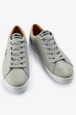 Fred Perry Baseline Men’s Tennis Shoes Grey Navy | PYJGX8940