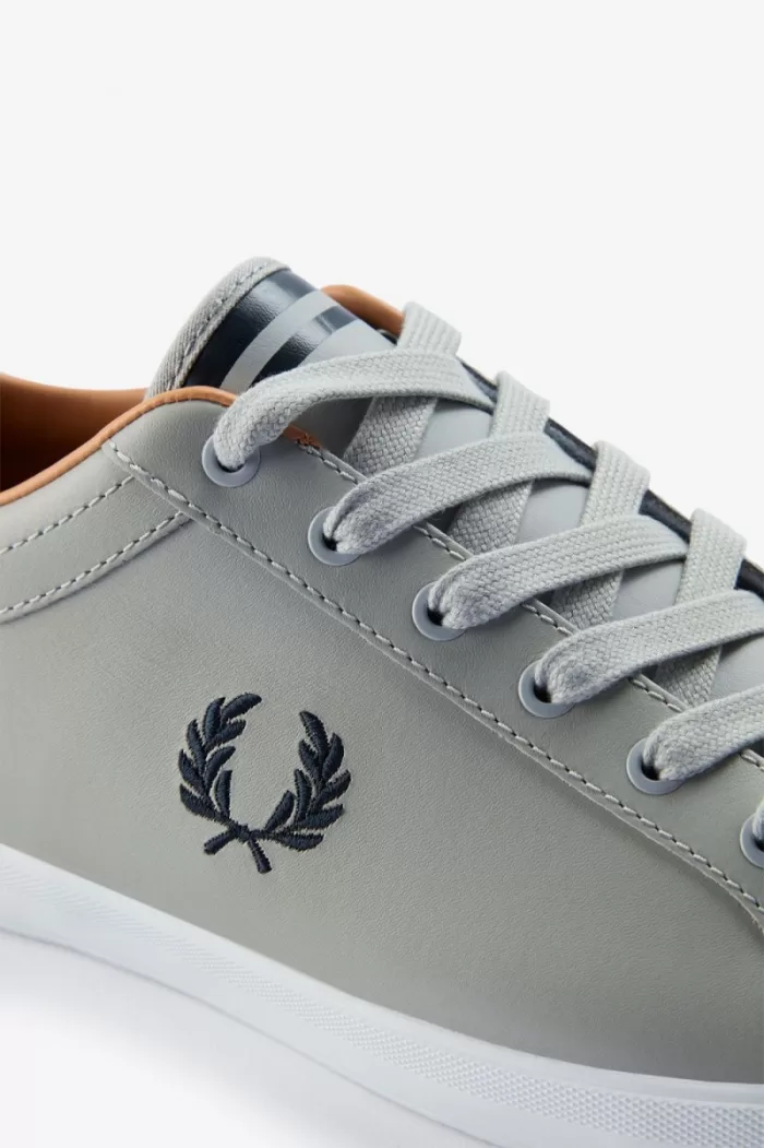 Fred Perry Baseline Men’s Tennis Shoes Grey Navy | PYJGX8940