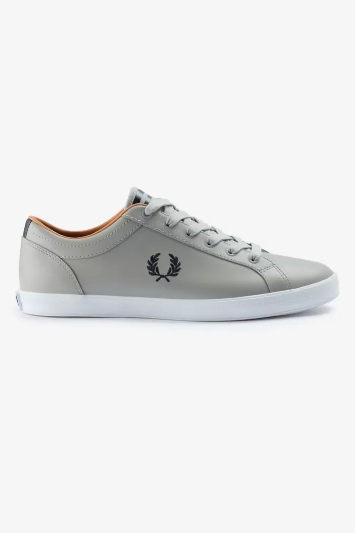 Fred Perry Baseline Men’s Tennis Shoes Grey Navy | PYJGX8940