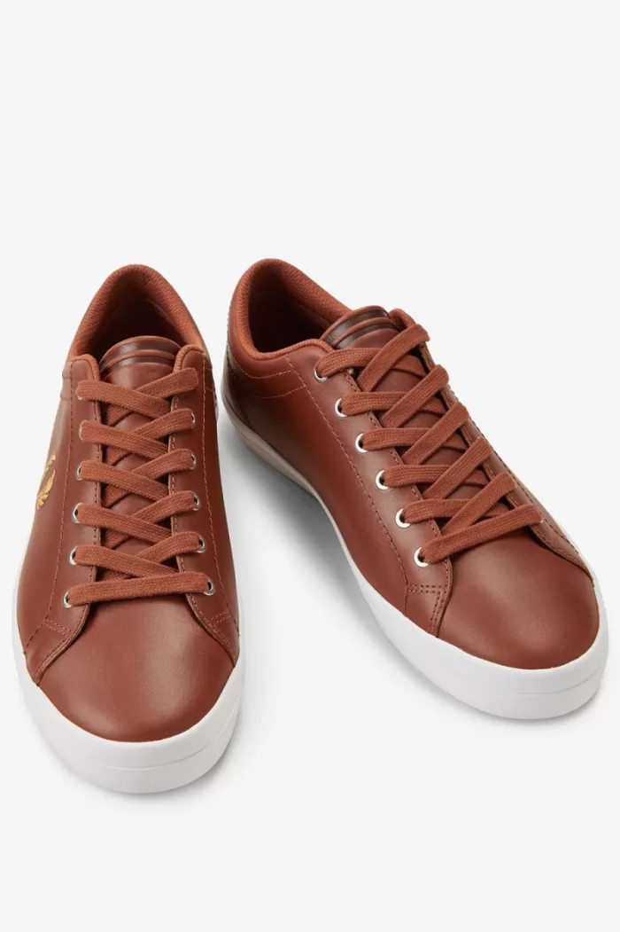 Fred Perry Baseline Men’s Tennis Shoes Tan | QGMZW6192