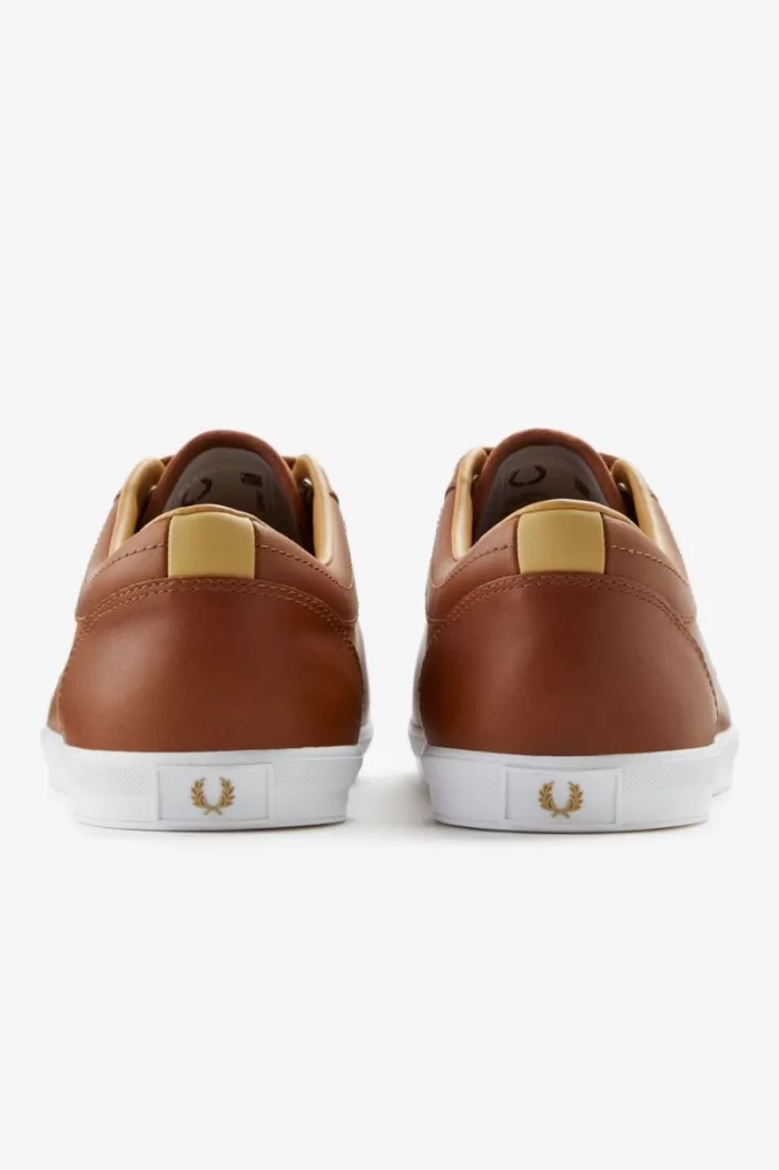 Fred Perry Baseline Men’s Tennis Shoes Tan | ZFAET6351