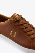 Fred Perry Baseline Men’s Tennis Shoes Tan | ZFAET6351