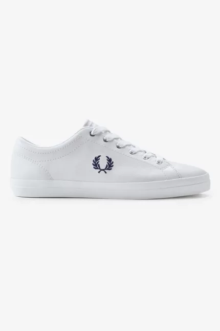 Fred Perry Baseline Men’s Tennis Shoes White | TPVCF5382