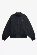 Fred Perry Batwing Zip-Through Women’s Jackets Navy | NVRAD7041