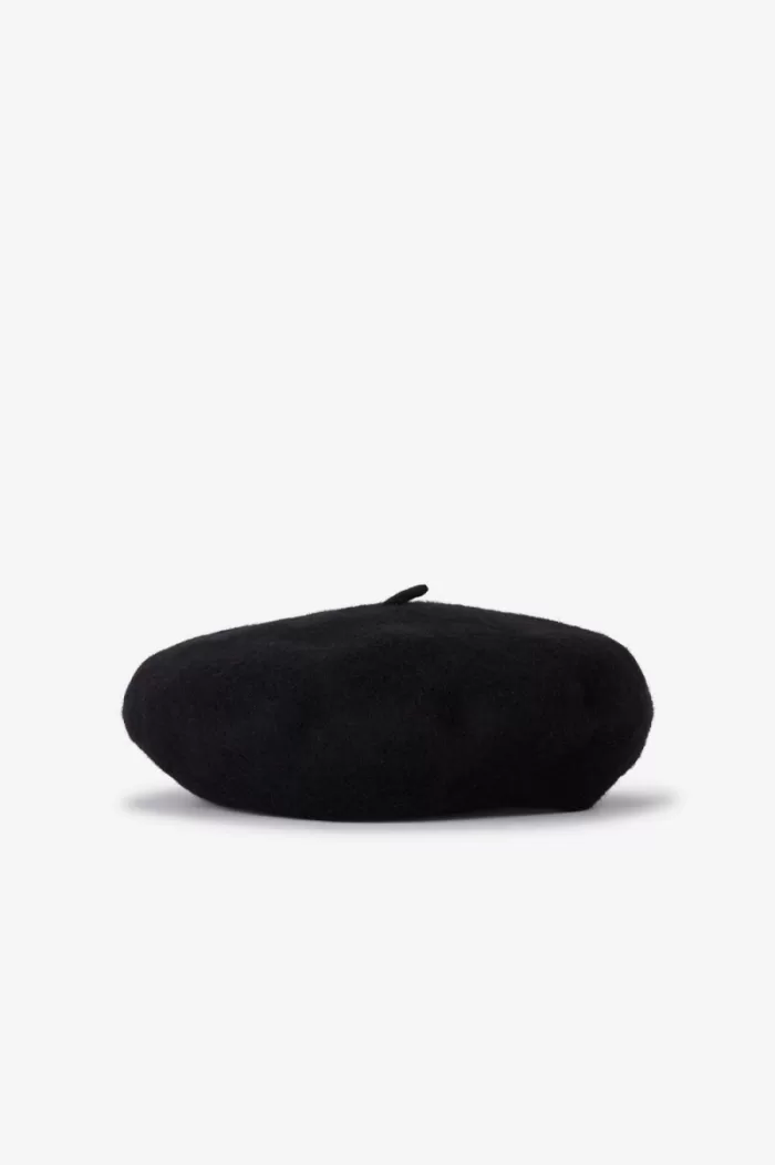 Fred Perry Beret Women’s Hats Black | VSATB6098