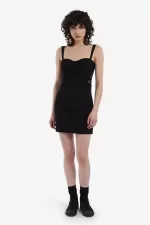 Fred Perry Bodycon Women’s Dress Black | JBMGW8627