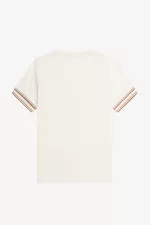 Fred Perry Bold Tipped Piqué Men’s T-Shirt Beige | KUANL3801