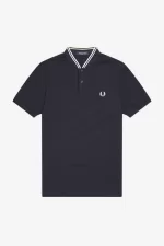 Fred Perry Bomber Collar Men’s Polo Shirt Navy | NFCXL3701