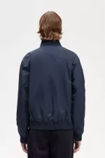 Fred Perry Bomber Men’s Jackets Navy | YTKSC1436