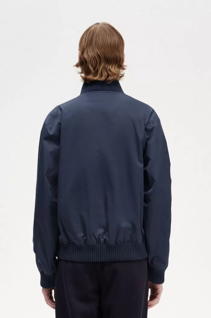 Fred Perry Bomber Men’s Jackets Navy | YTKSC1436