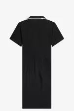 Fred Perry Bowling Shirt Women’s Dress Black | ZJXSO2178